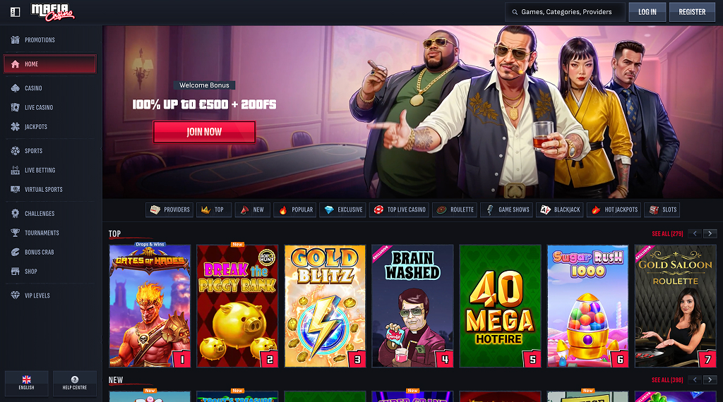 Mafia Casino Lobby